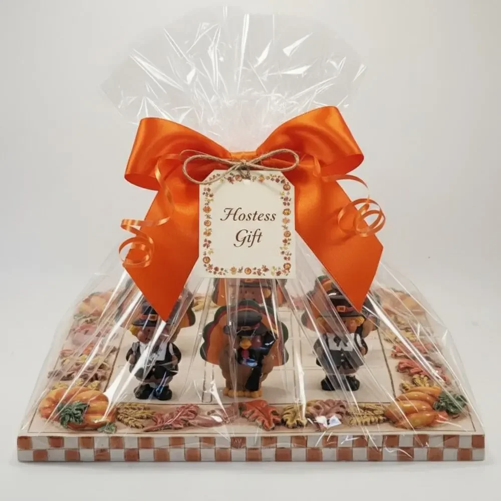 Yankee Candle Boney Bunch Thanksgiving Turkey Checkers Set – Fall Table Décor
